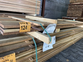Ca. 16x Ipé hardhouten planken geschaafd, 21x145mm, lengte 275cm